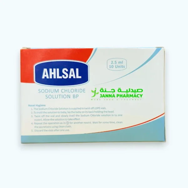 Ahlsal Sodium Chloride Solution Bp 2.5mlx10