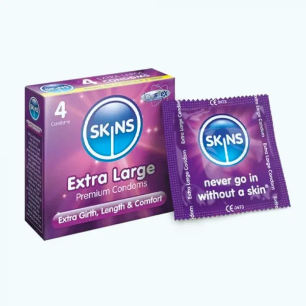 Skins Condoms Extra Large 4's