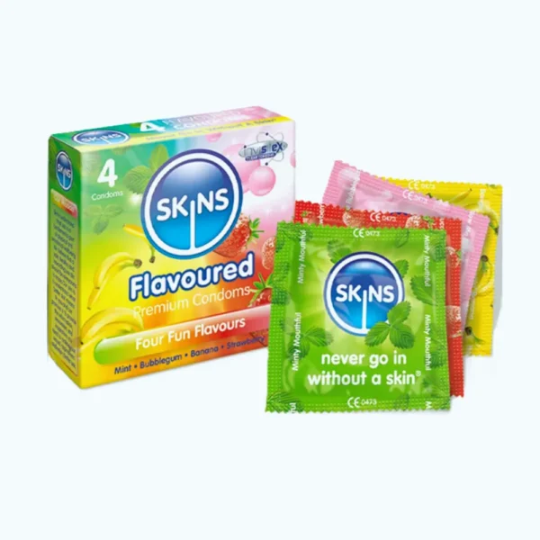 Skins Condoms Flavoured 4's