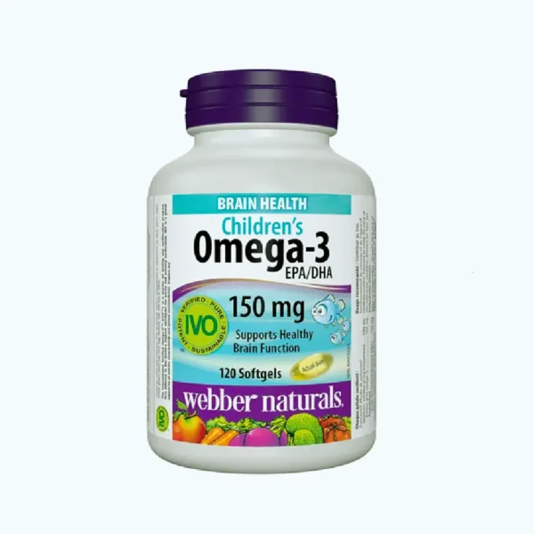 Webber Naturals  Children’s Omega 3 150 Mg
