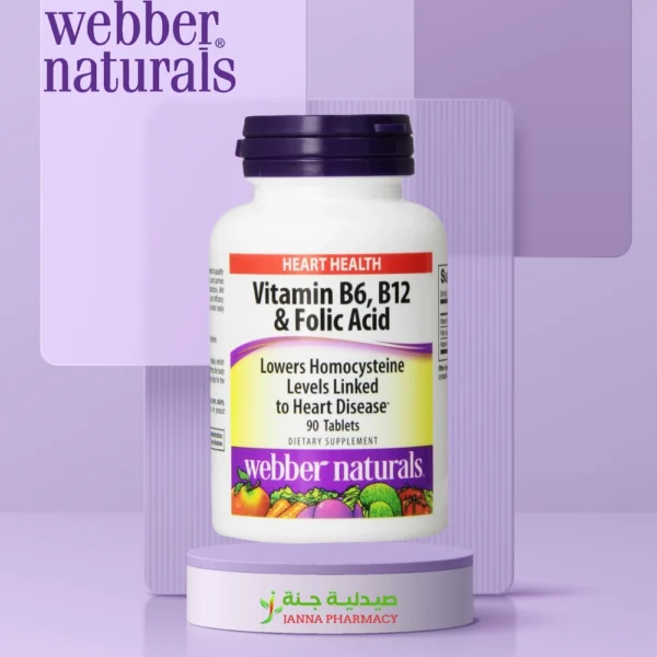 Webber Naturals B6 + B12 50 Mg/125mcg