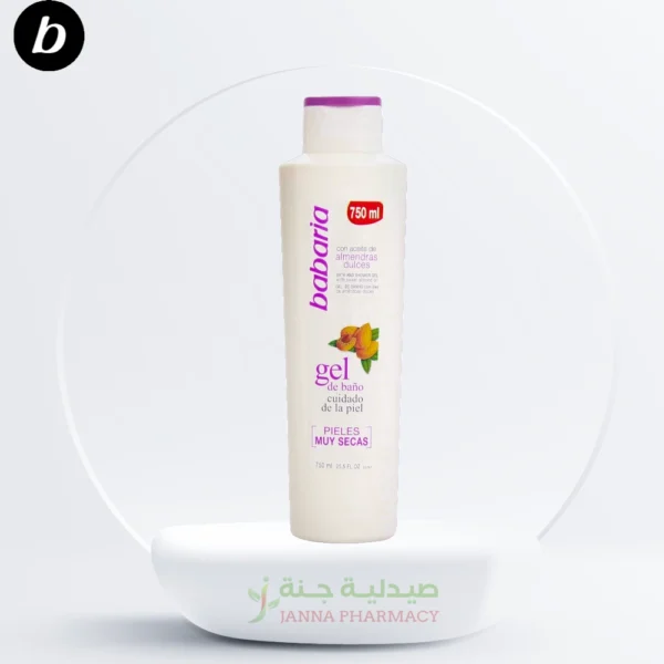 Babaria Very Dry Skin Bath and Shower Gel with Seet Almond Oil 1000ml
