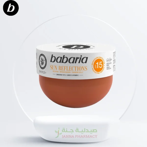 Babaria Sun Reflection SPF15 Protective Tanning 300 ml- Gel
