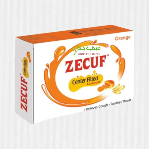 Zecuf Lozenges Center Filled Orange
