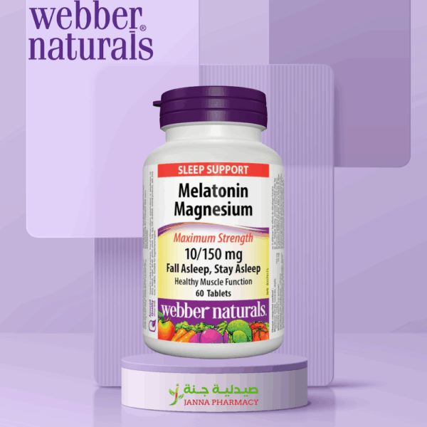 Webber Naturals Melatonin Magnesium 10/150 60's Tab