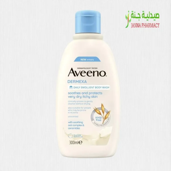 Aveeno Dermexa Daily Emollient Body Wash 300ml