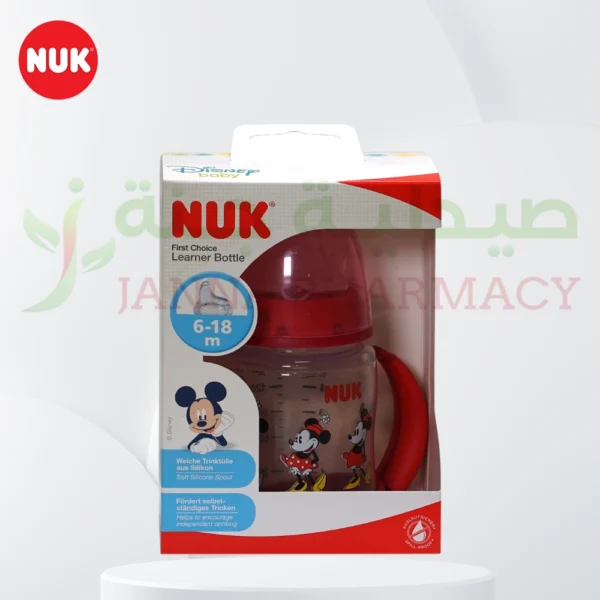 Nuk Learner Bottle Mickey Red