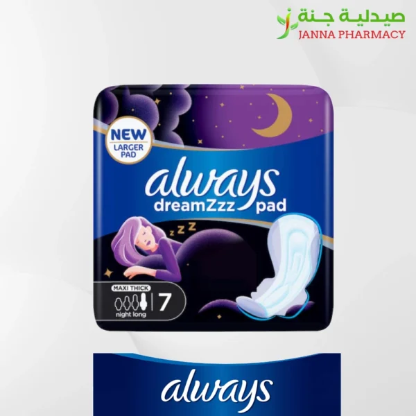 Always Dreamzzz Maxi Thick XXL Night (7‑pad pack)