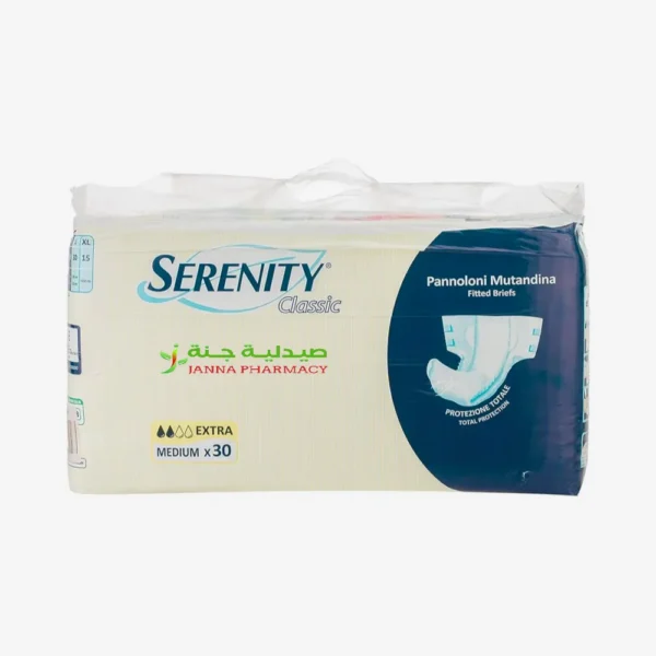 Serenity Fitted Br.Classic Extra (M)30 Pcs