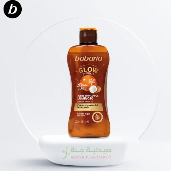 Babaria Glowing Effect Tanning Oil Gel 200ml