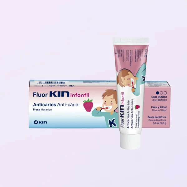 Fluor Kin For Strawberry Children Toothpaste 50 Ml