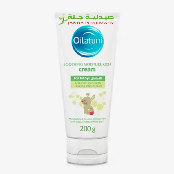 Oilatum Soothing Moisture Rich Cream For Baby 200 G