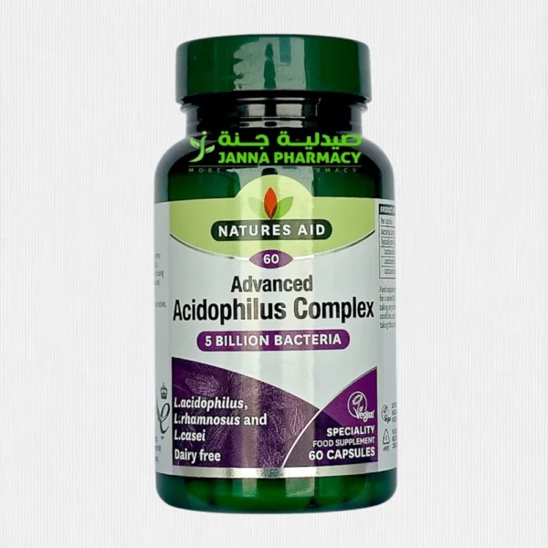 Natures Aid Acidophilus Complex Cap 60's