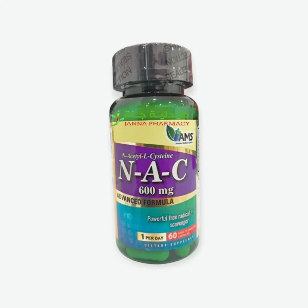 Ams N-Acetyl-L-Cystene 600mg Cap 60's