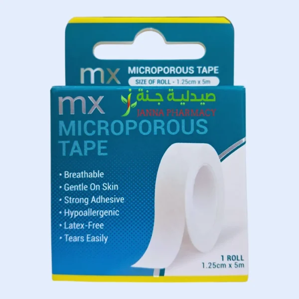 Medinox Mx Microporous Tape 1.25cm X 5m 1 Roll