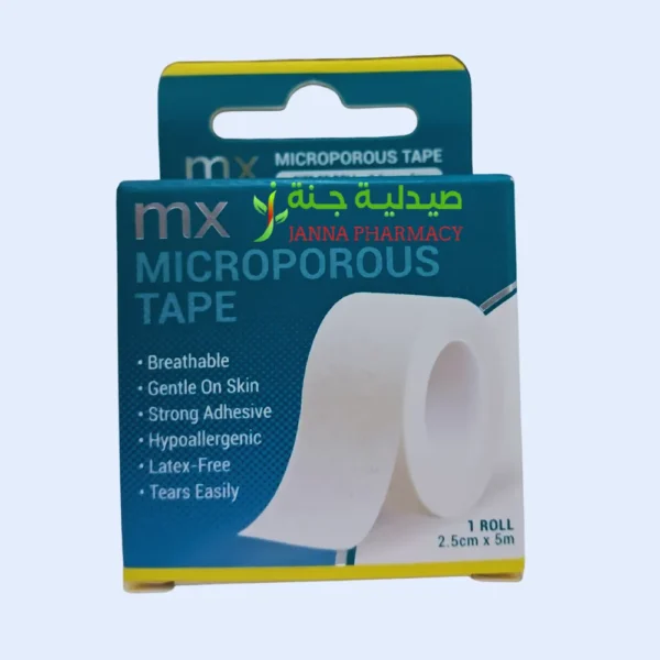 Medinox Mx Microporous Tape 2.5cm X 5m 1 Roll