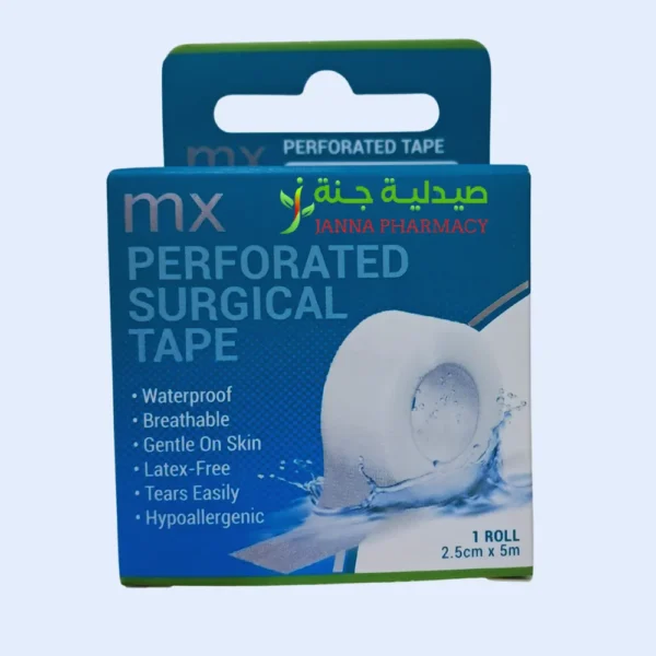 Medinox Mx Perforated Surgical Tape 2.5cm X 5m 1 Roll
