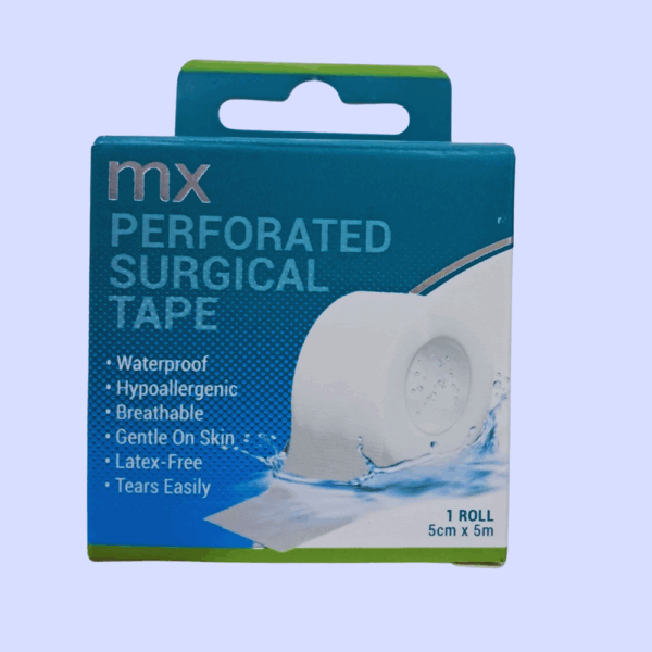 Medinox Mx Perforated Surgical Tape 5cm X 5m 1 Roll