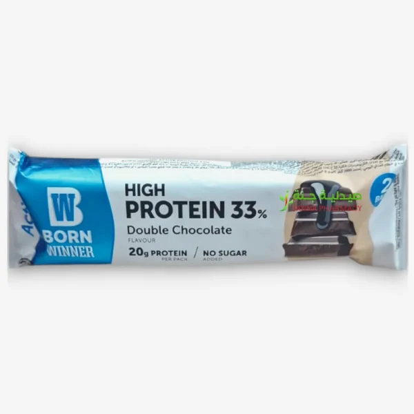 Born Winner Active Protein 33% Double Chocolate Bar 60g