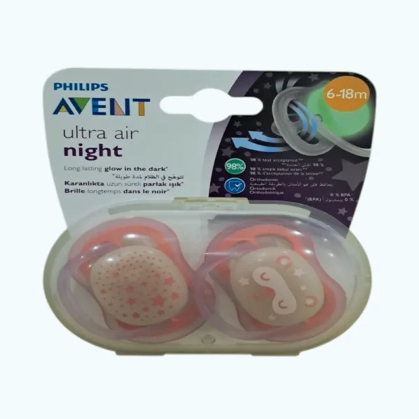 Philips Avent Sthr Sil Ultra Air 6-18m Nt Girl X2