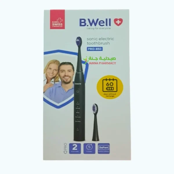B-Well Electric Toothbrush Black Pro-850