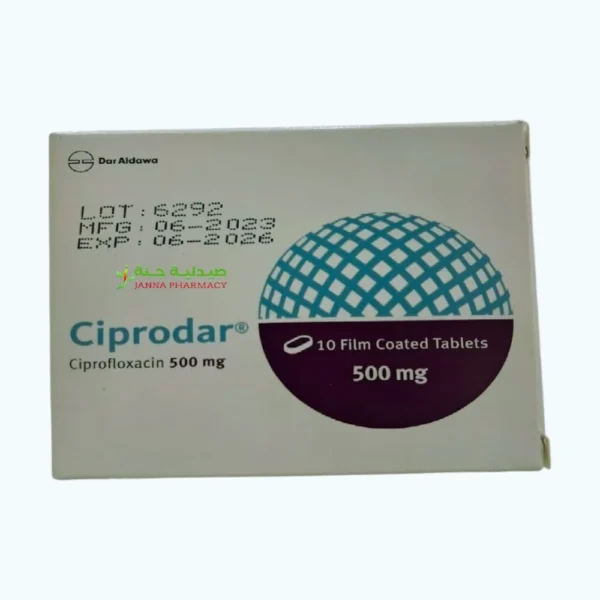 Ciprodar 500mg Tablets 10’s