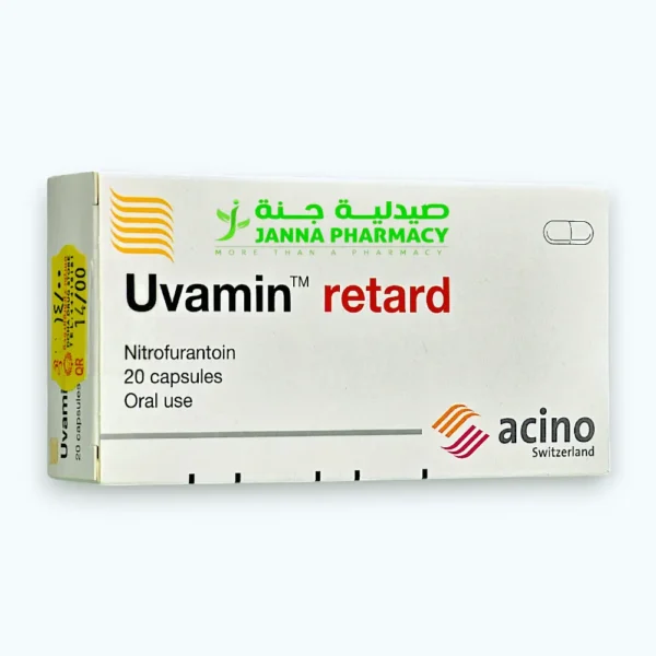 Uvamine Retard Cap 20's
