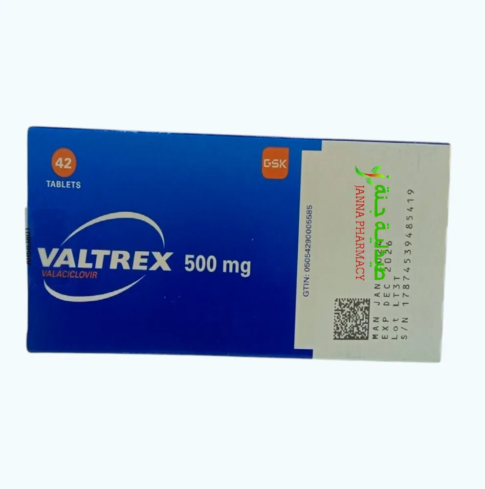 Valtrex 500mg Tab 42's