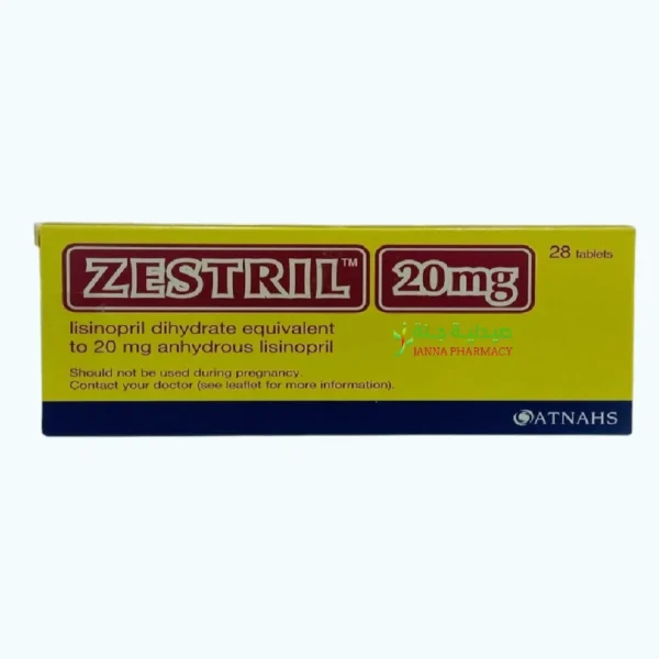 Zestril 20mg Tab 28's