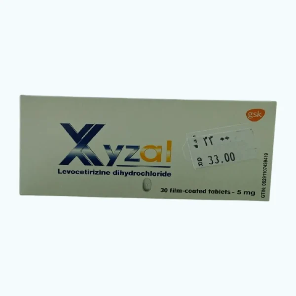 Xyzal 5mg Tab 30's