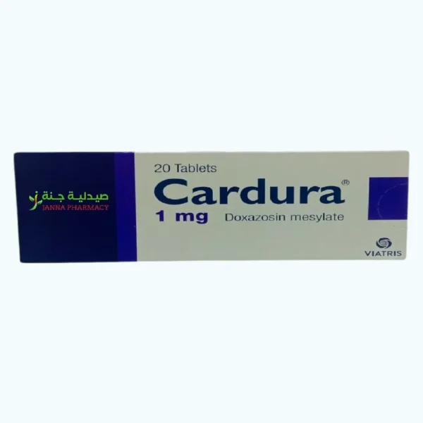 Cardura 1mg Tab 20's