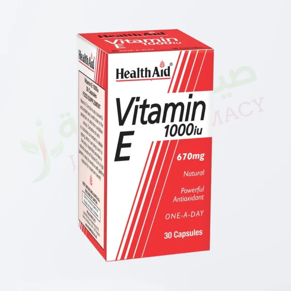 HealthAid Vit.E 1000i.U Cap 30's