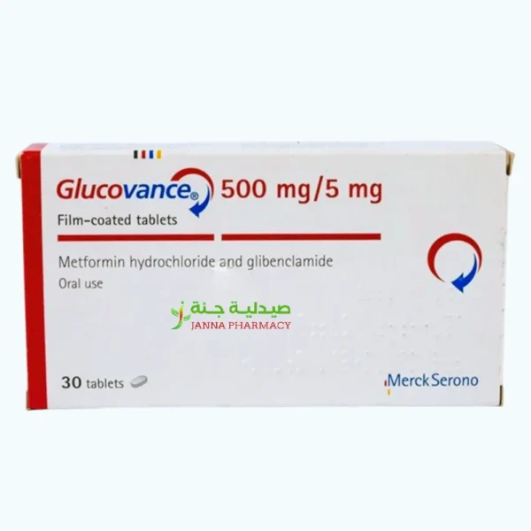 Glucovance 500mg/5mg Tab 30's