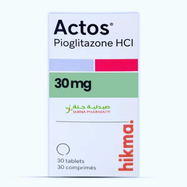 Actos 30mg Tab 30's