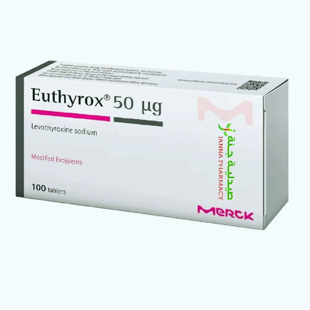 Euthyrox 50mcg Tab 100s'