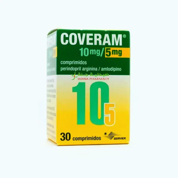 Coveram 10mg/5mg Tab 30's