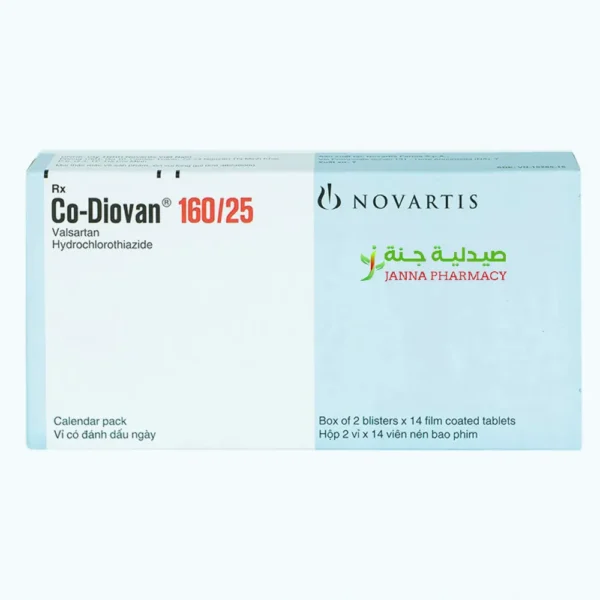 Co-Diovan 160/25 Tab 28's