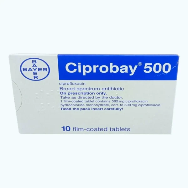 Ciprobay 500mg Tab 10's