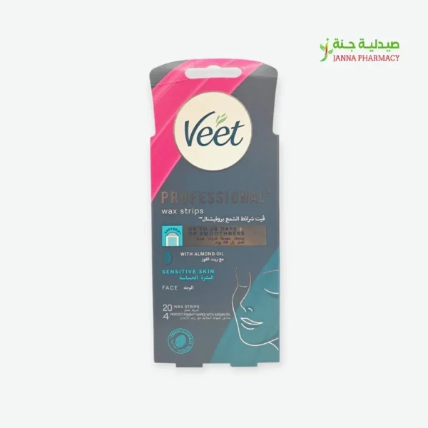 Veet Wax Strips Face 20's+4wipes