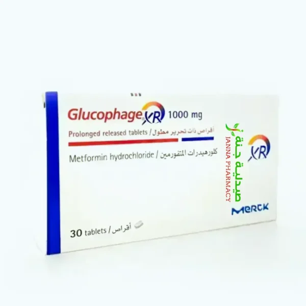 Glucophage Xr 1000mg Tab 30's
