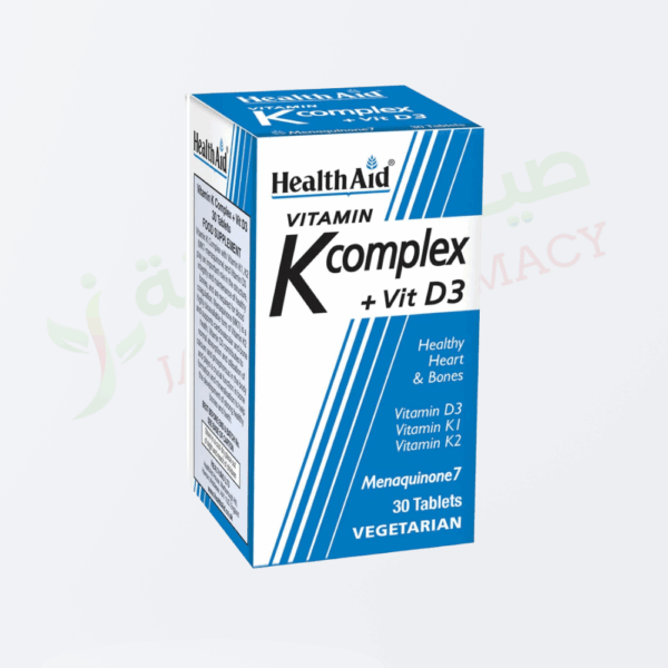 HealthAid Vit K Complex + Vit D3 Tab 30's