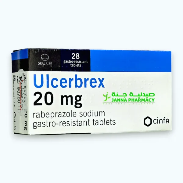 Ulcerbrex 20mg Tab 28.S