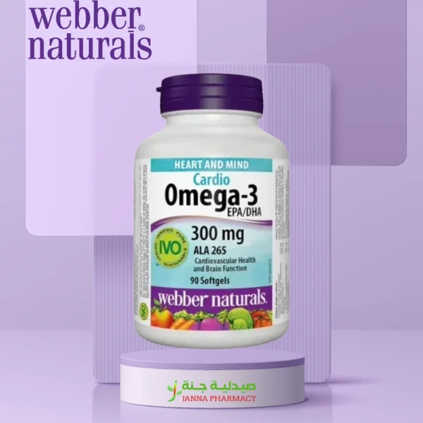 Webber Naturals Cardio Omega 3 Sg 90's