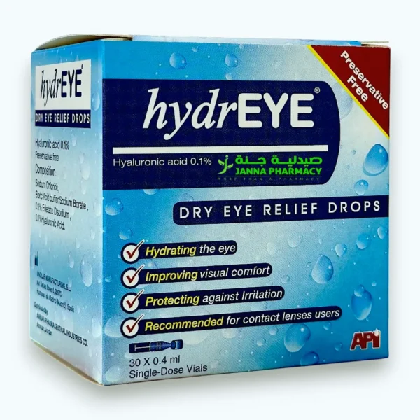 Hydreye 30'sx 0.4ml Eye Drops