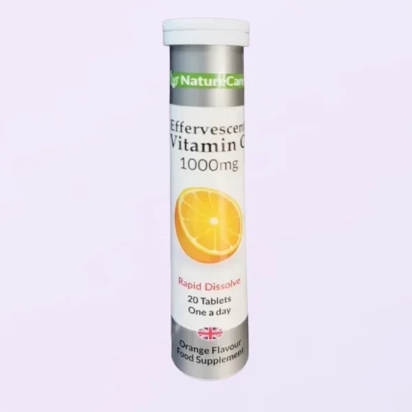 Naturecare Vit C 1000 Mg+Zinc 15 Mg Eff.Tab 20's