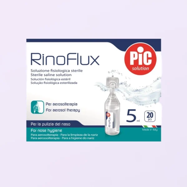 Pic Rinoflux Saline Solution 5ml X 20's